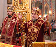 Святейший Патриарх Алексий поздравил митрополита Рижского и всея Латвии Александра с 25-летием служения в священном сане
